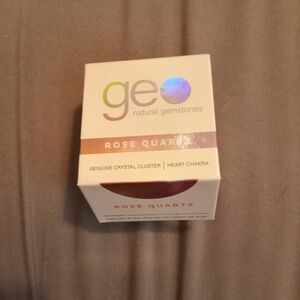 Geo Natural Gemstones Rose Quartz Crystal
